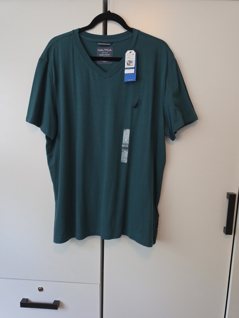 Nautica Teal GreenNWT XL V-Neck Short Sleeve Tee